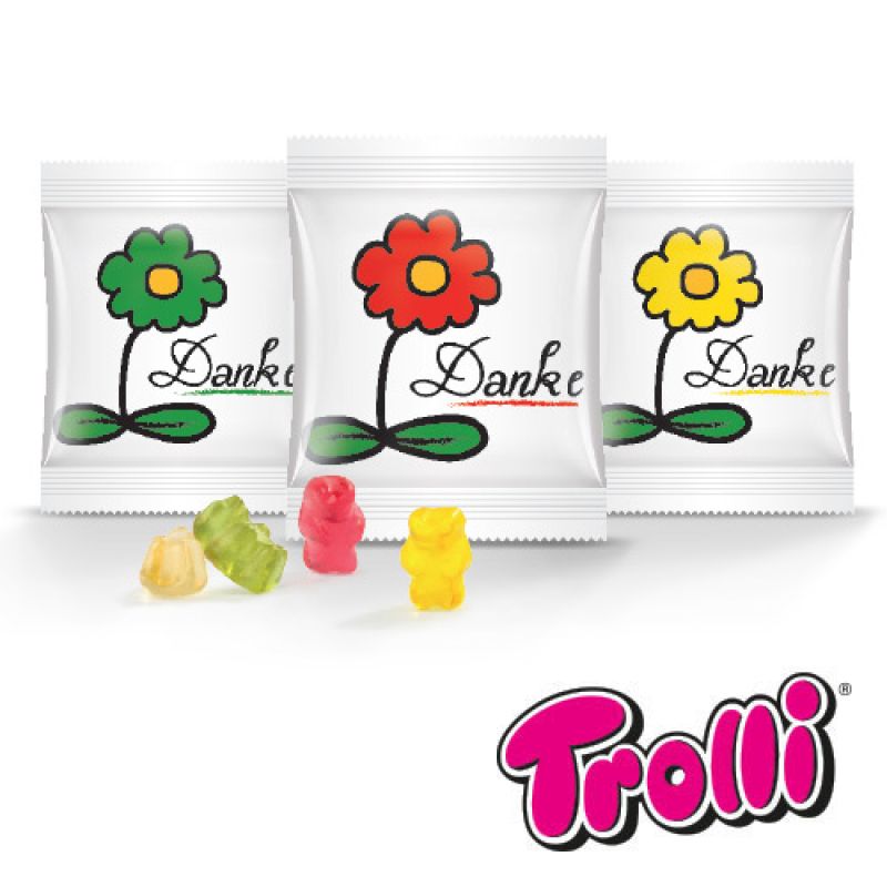 Gummibärchen Minitüte "Danke" Als Werbeartikel mit Ihrem Logo bedrucken
